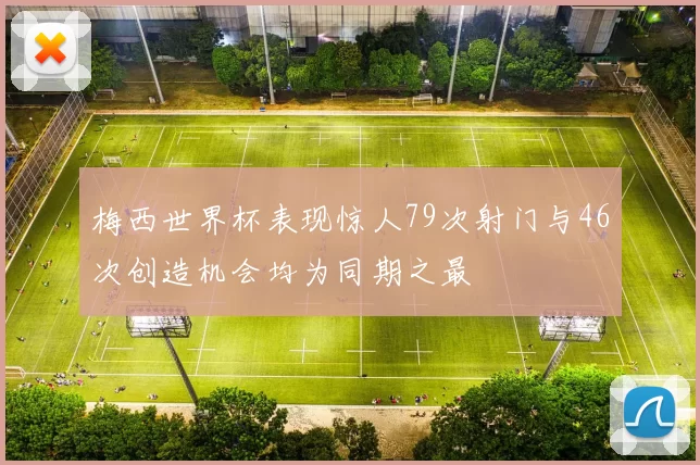 梅西世界杯表现惊人79次射门与46次创造机会均为同期之最