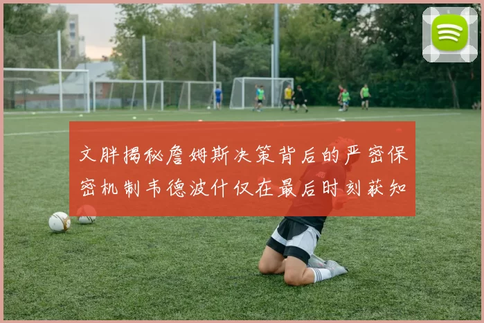 文胖揭秘詹姆斯决策背后的严密保密机制韦德波什仅在最后时刻获知消息